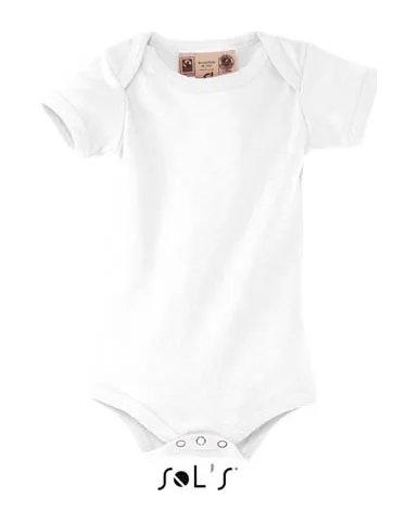Боді для немовлят SOL'S Organic Bambino — білий
