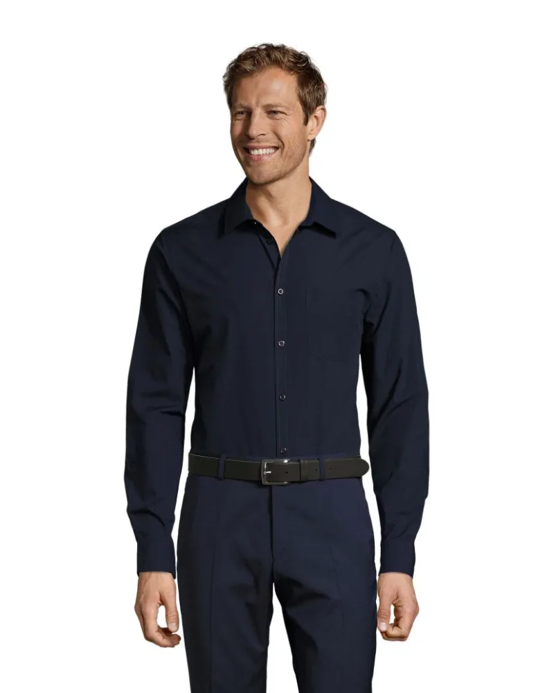 Сорочка SOL'S Baltimore fit — темно-синій