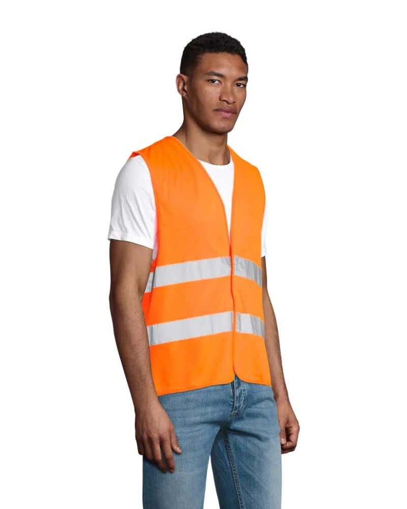 Жилет SOL’S Safety PRO — неоново-помаранчевий
