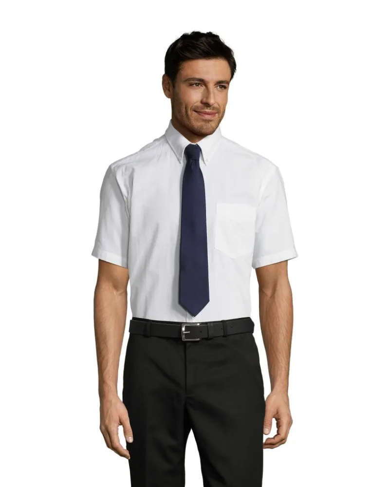 Сорочка чоловіча SOL'S Brisbane Short Sleeve — білий